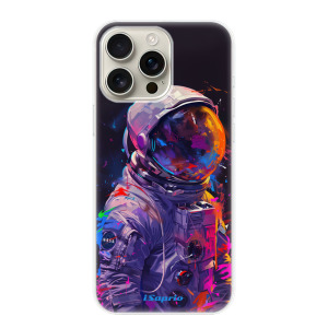 Silikonové pouzdro iSaprio - Apple iPhone 16 Pro Max - Neon Astronaut