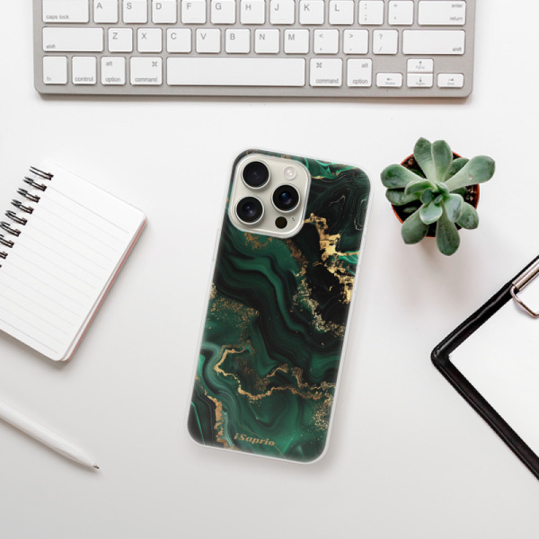 Silikonové pouzdro iSaprio - Apple iPhone 16 Pro Max - Emerald