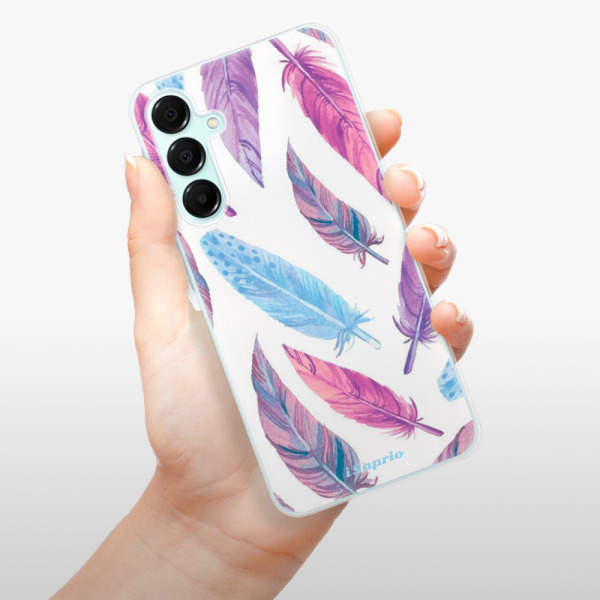 Silikonové pouzdro iSaprio - Samsung Galaxy A16 / A16 5G - Feather Pattern 10