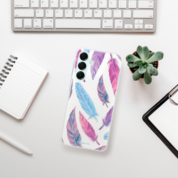 Silikonové pouzdro iSaprio - Samsung Galaxy A16 / A16 5G - Feather Pattern 10