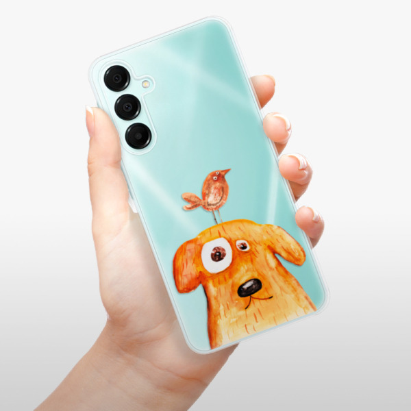 Silikonové pouzdro iSaprio - Samsung Galaxy A16 / A16 5G - Dog And Bird