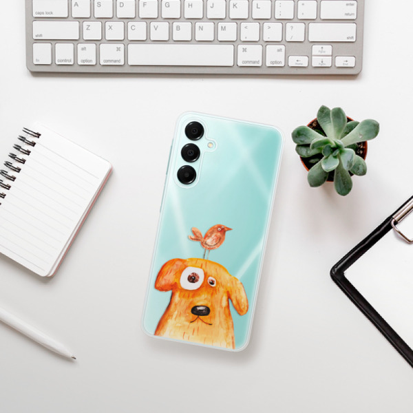 Silikonové pouzdro iSaprio - Samsung Galaxy A16 / A16 5G - Dog And Bird