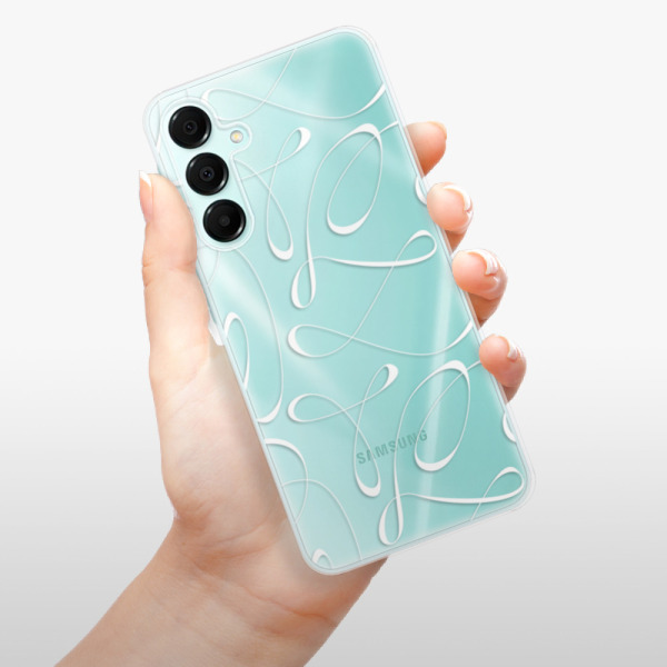 Silikonové pouzdro iSaprio - Samsung Galaxy A16 / A16 5G - Fancy - white