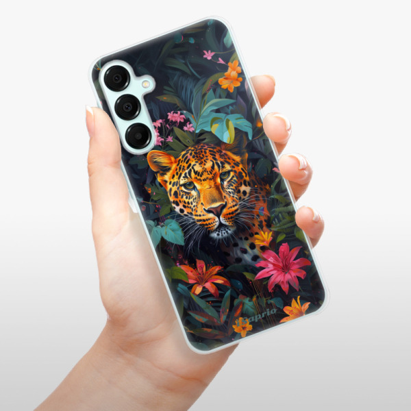 Silikonové pouzdro iSaprio - Samsung Galaxy A16 / A16 5G - Flower Jaguar