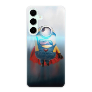 Silikonové pouzdro iSaprio - Samsung Galaxy S24 FE - Mimons Superman 02