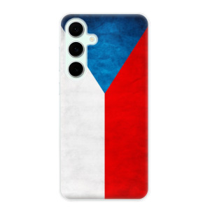 Silikonové pouzdro iSaprio - Samsung Galaxy S24 FE - Vlajka Česká republika