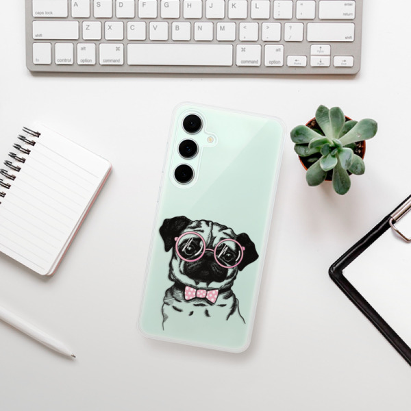 Silikonové pouzdro iSaprio - Samsung Galaxy S24 FE - The Pug