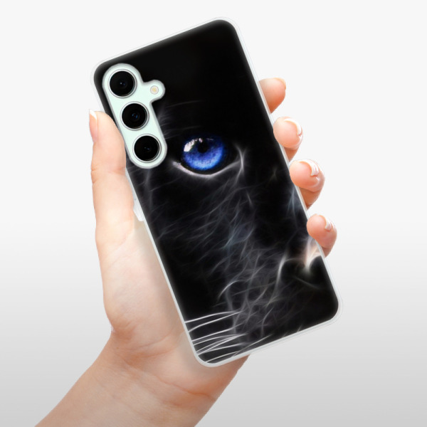 Silikonové pouzdro iSaprio - Samsung Galaxy S24 FE - Black Puma