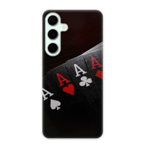 Silikonové pouzdro iSaprio - Samsung Galaxy S24 FE - Poker