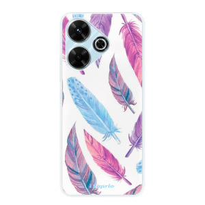 Silikonové pouzdro iSaprio - Xiaomi Redmi 13 - Feather Pattern 10