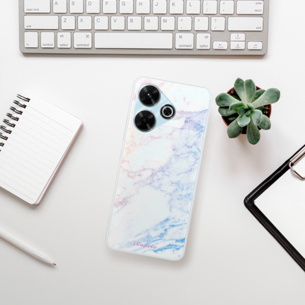 Silikonové pouzdro iSaprio - Xiaomi Redmi 13 - Raibow Marble 10
