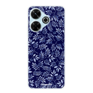 Silikonové pouzdro iSaprio - Xiaomi Redmi 13 - Blue Leaves 05