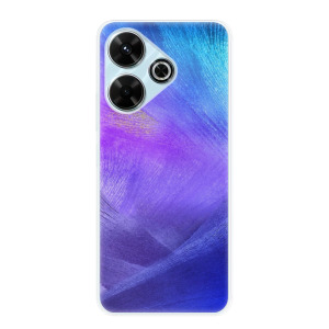 Silikonové pouzdro iSaprio - Xiaomi Redmi 13 - Purple Feathers