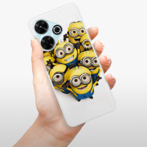 Silikonové pouzdro iSaprio - Xiaomi Redmi 13 - Mimons 01