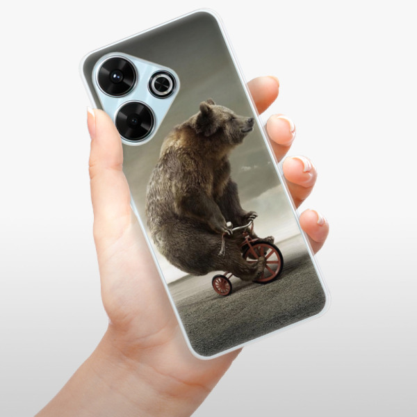 Silikonové pouzdro iSaprio - Xiaomi Redmi 13 - Bear 01