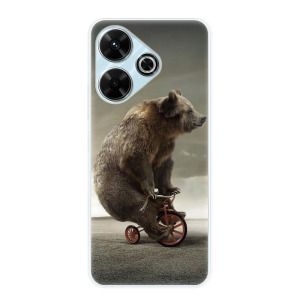 Silikonové pouzdro iSaprio - Xiaomi Redmi 13 - Bear 01