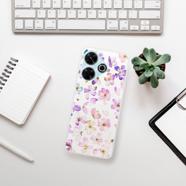 Silikonové pouzdro iSaprio - Xiaomi Redmi 13 - Wildflowers