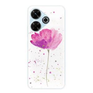 Silikonové pouzdro iSaprio - Xiaomi Redmi 13 - Poppies