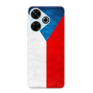 Silikonové pouzdro iSaprio - Xiaomi Redmi 13 - Vlajka Česká republika