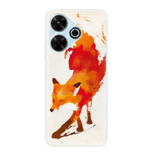 Silikonové pouzdro iSaprio - Xiaomi Redmi 13 - Fast Fox