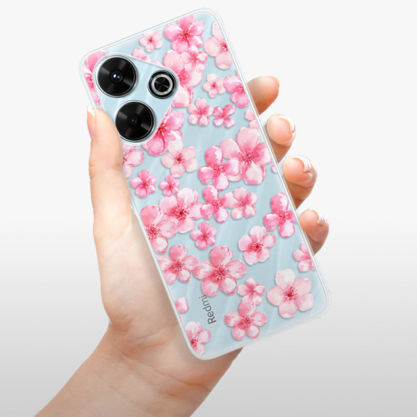 Silikonové pouzdro iSaprio - Xiaomi Redmi 13 - Flower Pattern 05