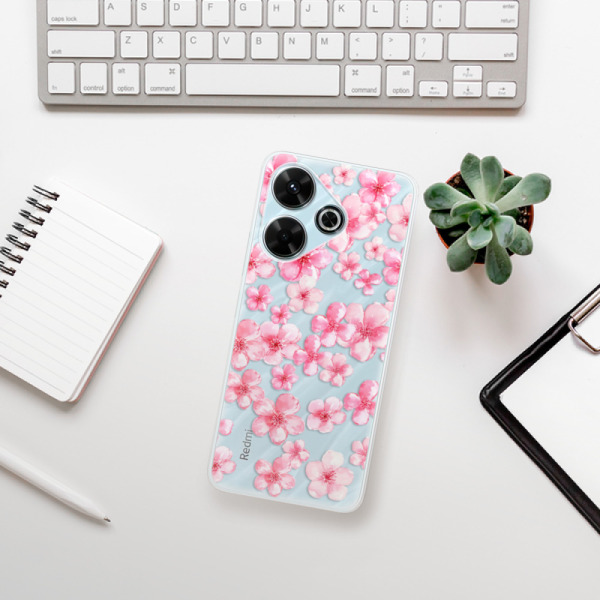 Silikonové pouzdro iSaprio - Xiaomi Redmi 13 - Flower Pattern 05