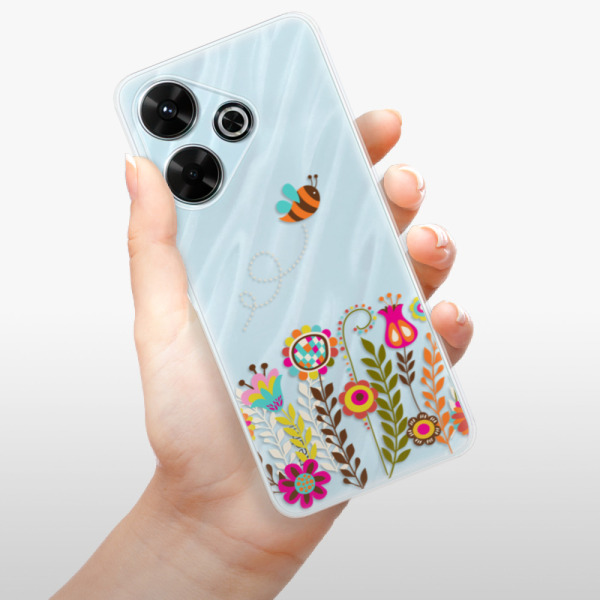 Silikonové pouzdro iSaprio - Xiaomi Redmi 13 - Bee 01