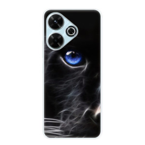 Silikonové pouzdro iSaprio - Xiaomi Redmi 13 - Black Puma