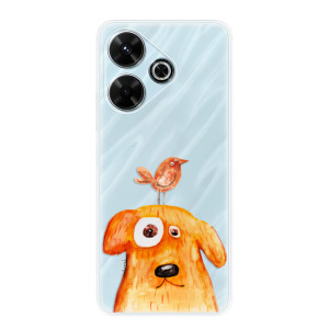 Silikonové pouzdro iSaprio - Xiaomi Redmi 13 - Dog And Bird