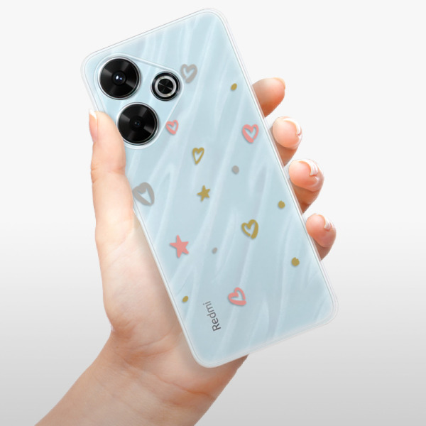 Silikonové pouzdro iSaprio - Xiaomi Redmi 13 - Lovely Pattern