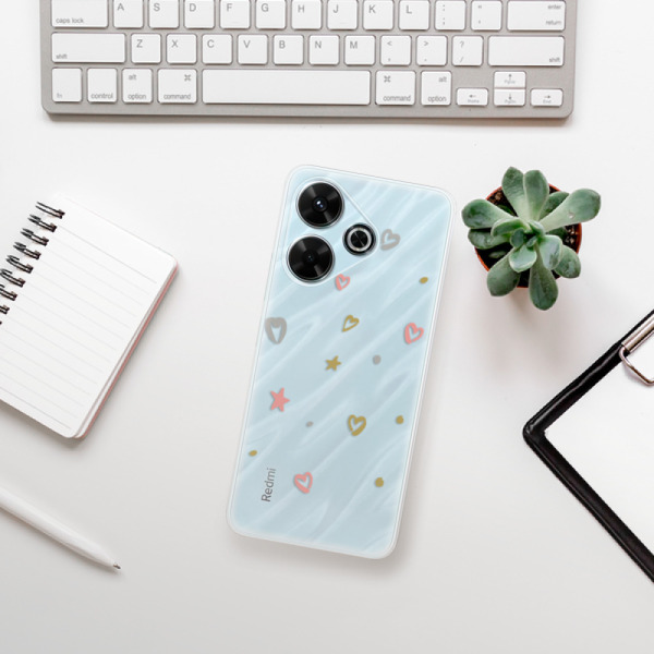 Silikonové pouzdro iSaprio - Xiaomi Redmi 13 - Lovely Pattern