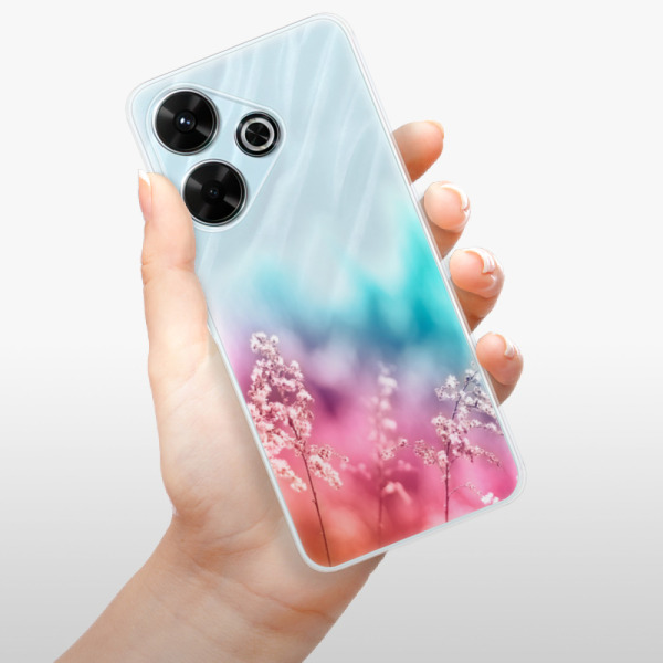 Silikonové pouzdro iSaprio - Xiaomi Redmi 13 - Rainbow Grass