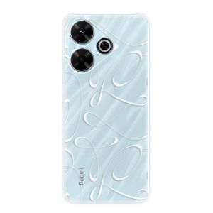 Silikonové pouzdro iSaprio - Xiaomi Redmi 13 - Fancy - white