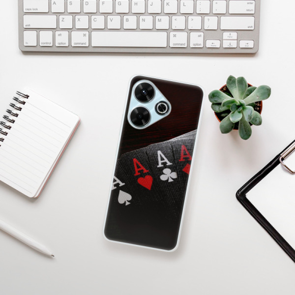 Silikonové pouzdro iSaprio - Xiaomi Redmi 13 - Poker