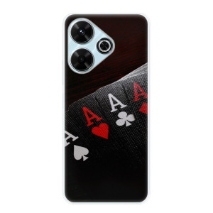 Silikonové pouzdro iSaprio - Xiaomi Redmi 13 - Poker
