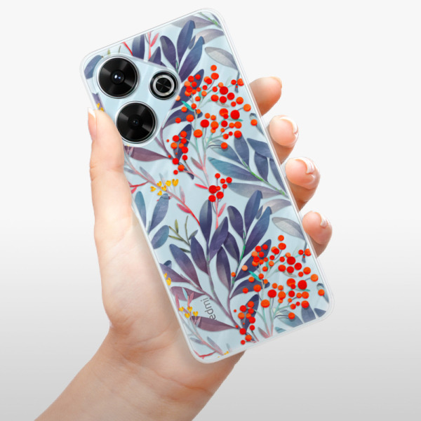 Silikonové pouzdro iSaprio - Xiaomi Redmi 13 - Rowanberry