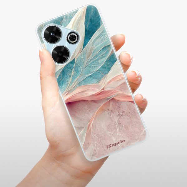 Silikonové pouzdro iSaprio - Xiaomi Redmi 13 - Pink and Blue