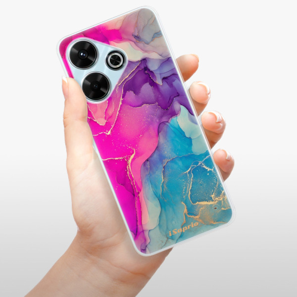 Silikonové pouzdro iSaprio - Xiaomi Redmi 13 - Purple Ink