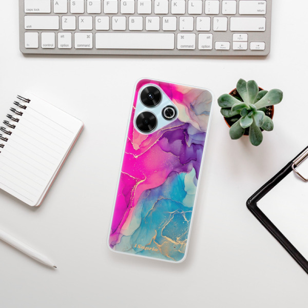 Silikonové pouzdro iSaprio - Xiaomi Redmi 13 - Purple Ink