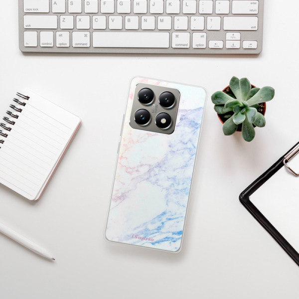 Silikonové pouzdro iSaprio - Xiaomi 14T - Raibow Marble 10