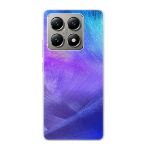 Silikonové pouzdro iSaprio - Xiaomi 14T - Purple Feathers