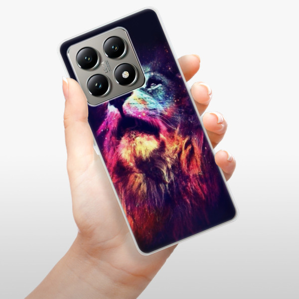 Silikonové pouzdro iSaprio - Xiaomi 14T - Lion in Colors