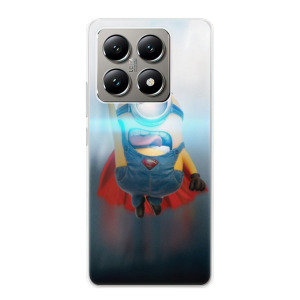 Silikonové pouzdro iSaprio - Xiaomi 14T - Mimons Superman 02