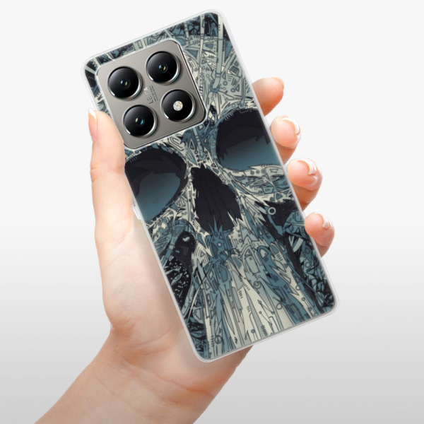 Silikonové pouzdro iSaprio - Xiaomi 14T - Abstract Skull