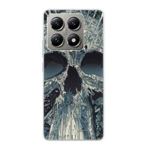 Silikonové pouzdro iSaprio - Xiaomi 14T - Abstract Skull