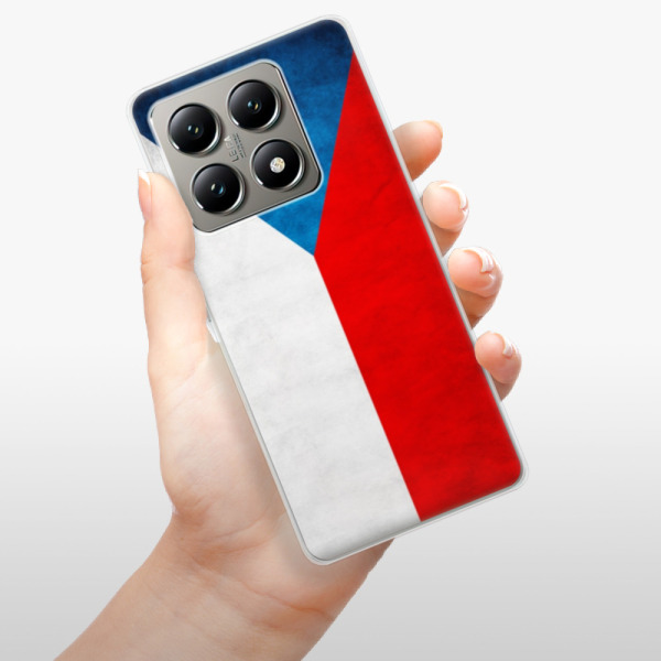 Silikonové pouzdro iSaprio - Xiaomi 14T - Vlajka Česká republika