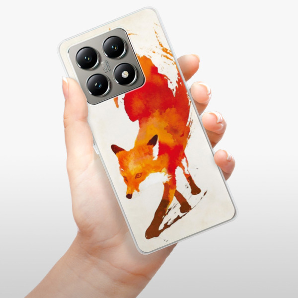 Silikonové pouzdro iSaprio - Xiaomi 14T - Fast Fox