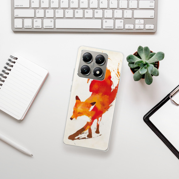 Silikonové pouzdro iSaprio - Xiaomi 14T - Fast Fox