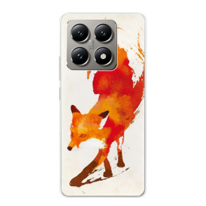 Silikonové pouzdro iSaprio - Xiaomi 14T - Fast Fox