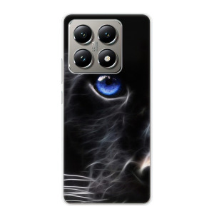 Silikonové pouzdro iSaprio - Xiaomi 14T - Black Puma